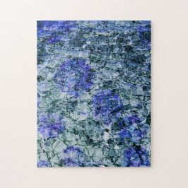 Puzzle Arte digital de fondo abstracto de acuarela azul