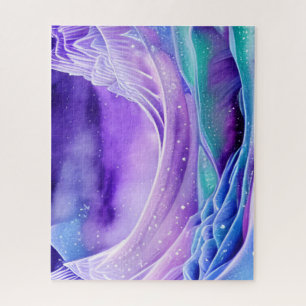 Puzzle Arte digital de los mares de hielo congelado mágic