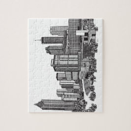 Puzzle Arte en línea aérea Atlanta Georgia