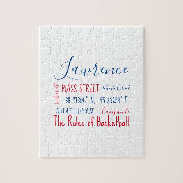 Puzzle Arte en metro de Lawrence Kansas (Vertical)