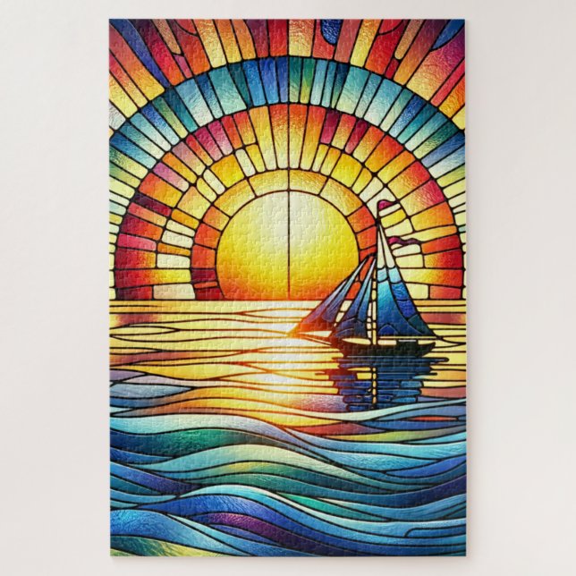 Puzzle Arte en velero (Vertical)