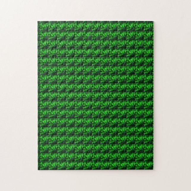 Puzzle Arte Esmeralda Gemstone, verde (Vertical)