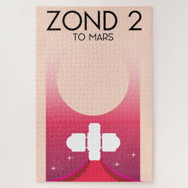 Puzzle Arte espacial Zond 2. (Vertical)