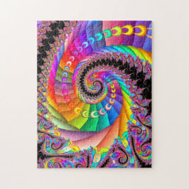 Puzzle Arte espiral del fractal de la torsión