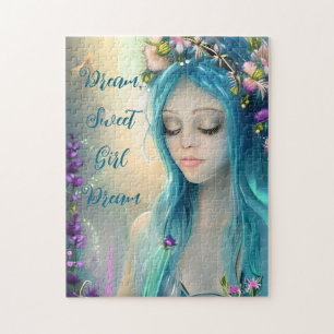 Puzzle Arte etéreo de fantasía   Hermosa hada azul