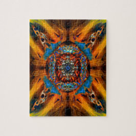 Puzzle Arte facial psicodélico