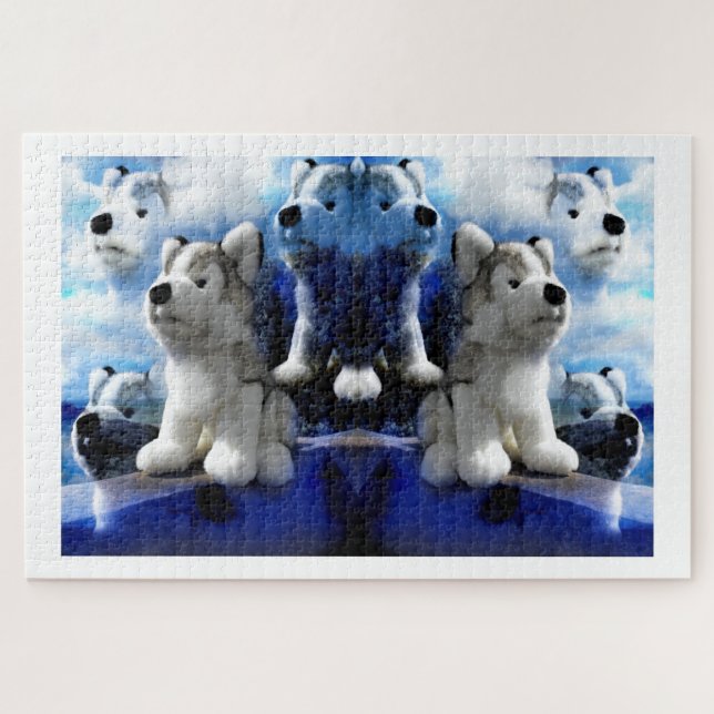 Puzzle Arte fantasma de Wolf (Horizontal)