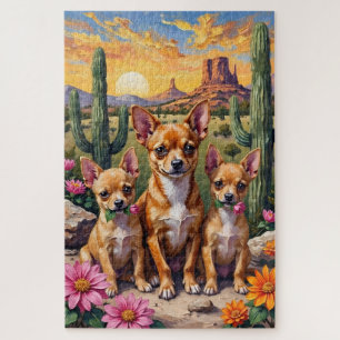 Puzzle Arte Flor de Desierto de Chihuahua