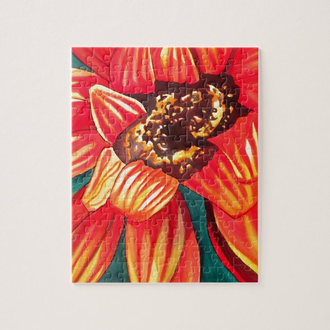 Puzzle Arte floral del desierto de Gazania por Sacha Gros (Vertical)