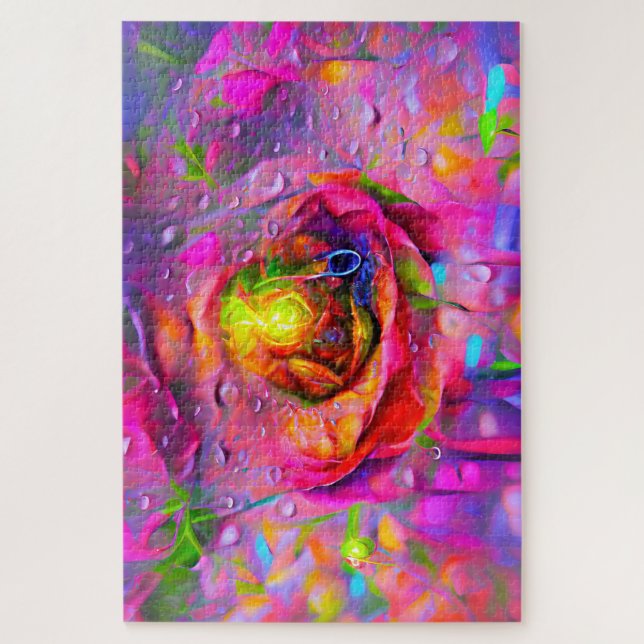 Puzzle Arte floral surrealista (Vertical)