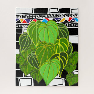 Puzzle Arte floral tropical audaz
