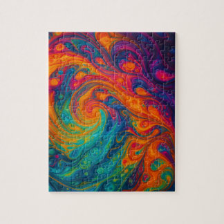 Puzzle Arte Fluido Vívido