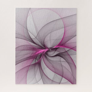 Puzzle Arte fractal abstracto moderno caótico elegante ro
