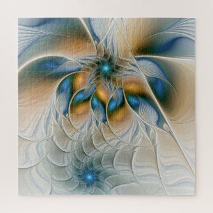 Puzzle Arte fractal de fantasía abstracta y elevada con a