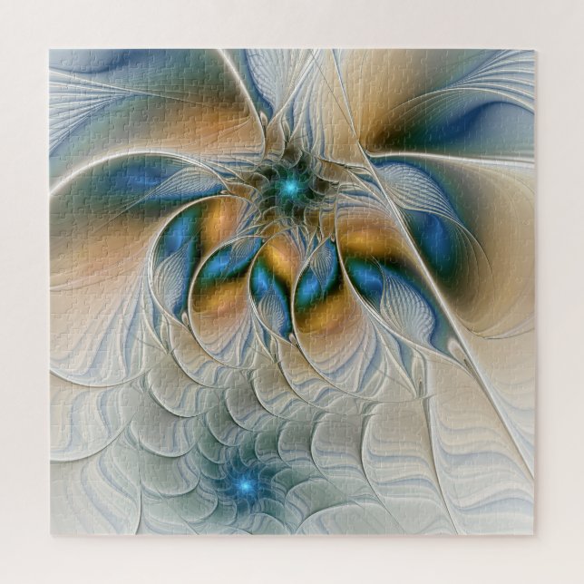 Puzzle Arte fractal de fantasía abstracta y elevada con a (Vertical)