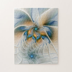 Puzzle Arte fractal de fantasía abstracta y elevada con a