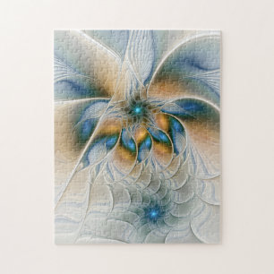 Puzzle Arte fractal de fantasía abstracta y elevada con a