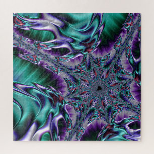Puzzle Arte fractal psicodélico funky trippy genial