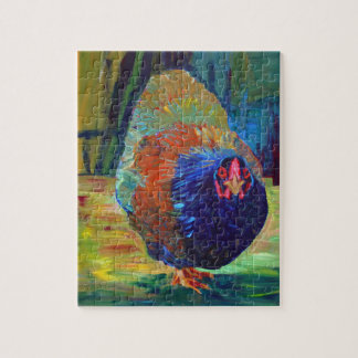 Puzzle Arte impresionista del pollo