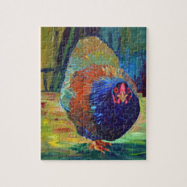 Puzzle Arte impresionista del pollo (Vertical)