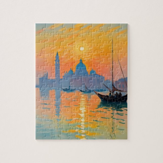 Puzzle Arte impresionista: San Giorgio Maggiore al amanec (Vertical)