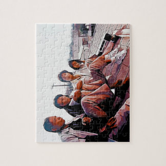 Puzzle Arte inspirado en películas negras clásicas de los