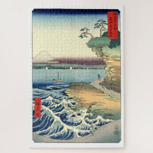Puzzle Arte japonés vintage Ukiyo-e Boushū hota no kaigan