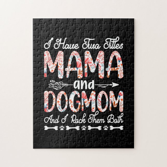 Puzzle Arte Madre | Cumpleaños De Mamá Y Perro (Vertical)