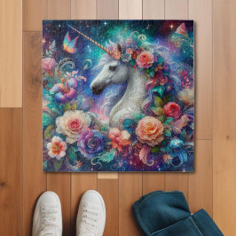 Puzzle Arte místico de fantasía celeste de unicornio
