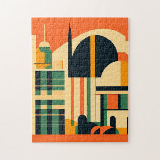 Puzzle Arte Moderno de Mediados del Siglo: Diseño Resumen