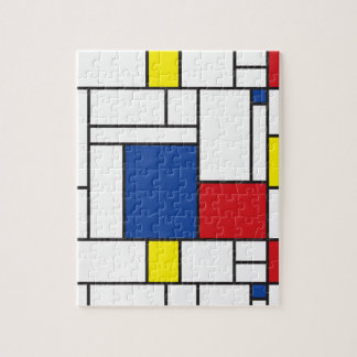 Puzzle Arte Moderno De Stijl Geométrico Minimalista Mondr