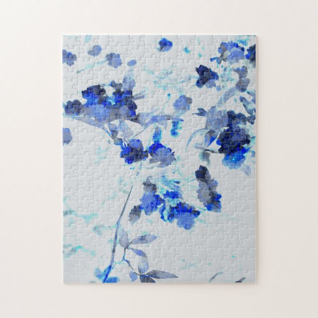 Puzzle Arte moderno y moderno de estampado floral/floral (Vertical)