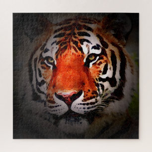 Puzzle Arte Motivacional Cara de Tigre