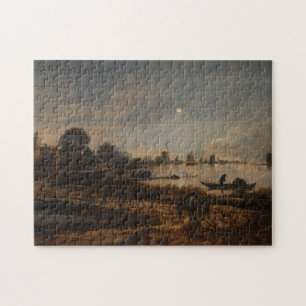 Puzzle arte Neer del paisaje del río