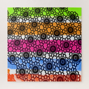Puzzle Arte negro de encaje