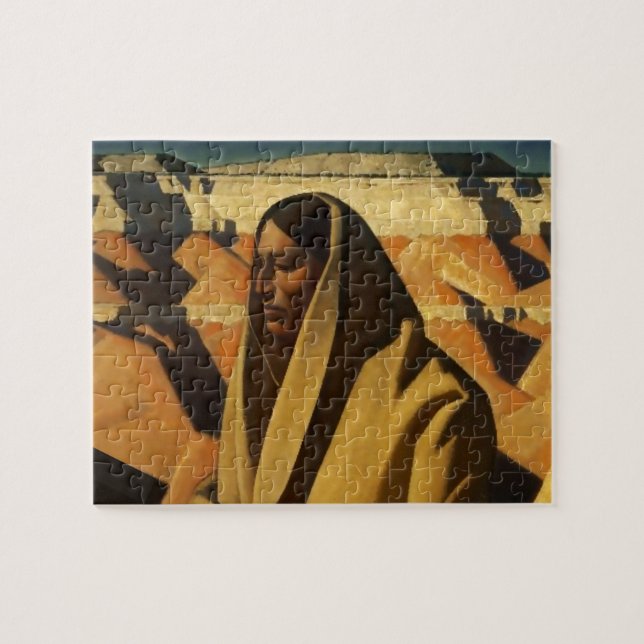 Puzzle Arte occidental “Conocedor de la Tierra” de Maynar (Horizontal)