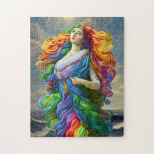 Puzzle Arte original de pintura digital de la diosa arcoi