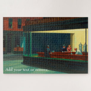 Puzzle Arte Personalizado, "Nighthawks" de Edward Hopper,
