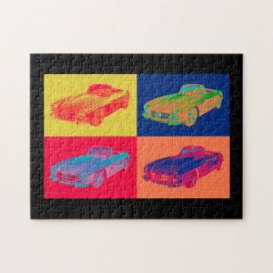 Puzzle Arte pop convertible del SL del Benz 300 de