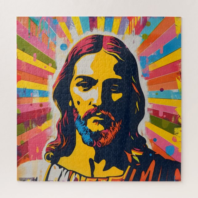 Puzzle Arte Pop Cristiano Jesús (Vertical)