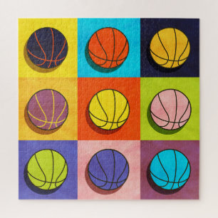 Puzzle Arte pop de baloncesto