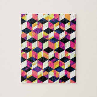 Puzzle Arte pop de cubos geométricos