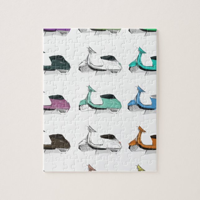 Puzzle Arte pop de Lambretta (Vertical)