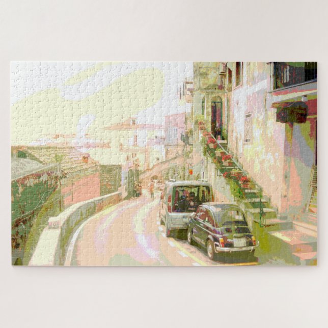 Puzzle Arte pop digital impresionista de Back Street Ital (Horizontal)