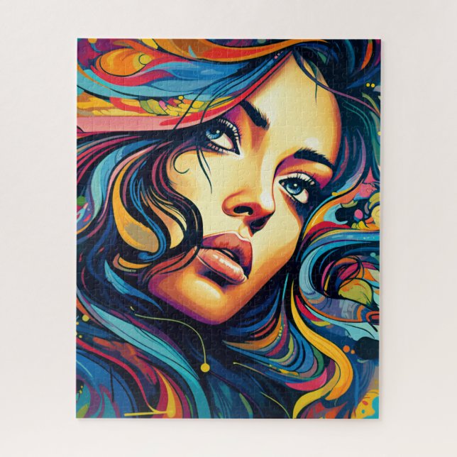 Puzzle Arte pop femenino (Vertical)