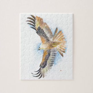 Puzzle Arte Red Tail Hawk