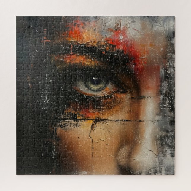 Puzzle Arte Resumen ocular (Vertical)