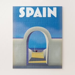 Puzzle Arte Retro Vacacional de España