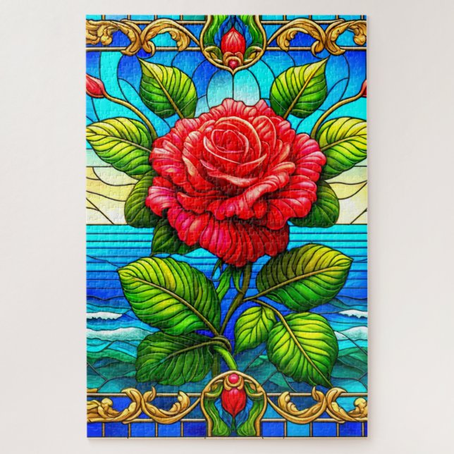 Puzzle Arte Rosa (Vertical)