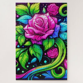 Puzzle Arte Rosa